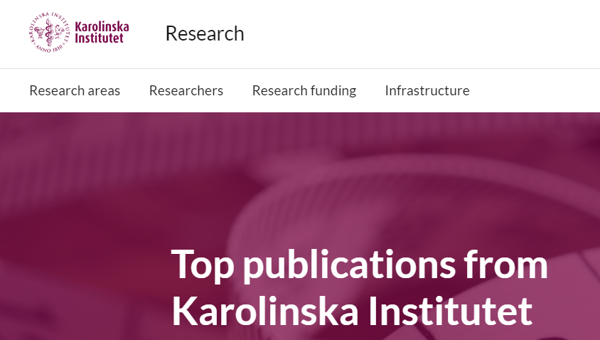 news from Karolinska Institute