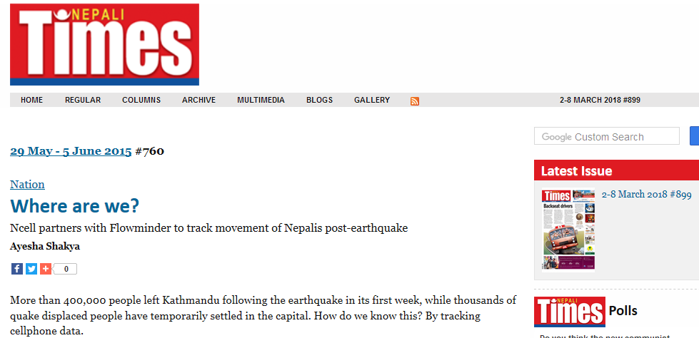 news from Nepali Times